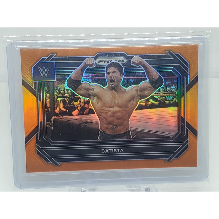 2023 WWE Prizm Orange Prizm #8 Batista /99