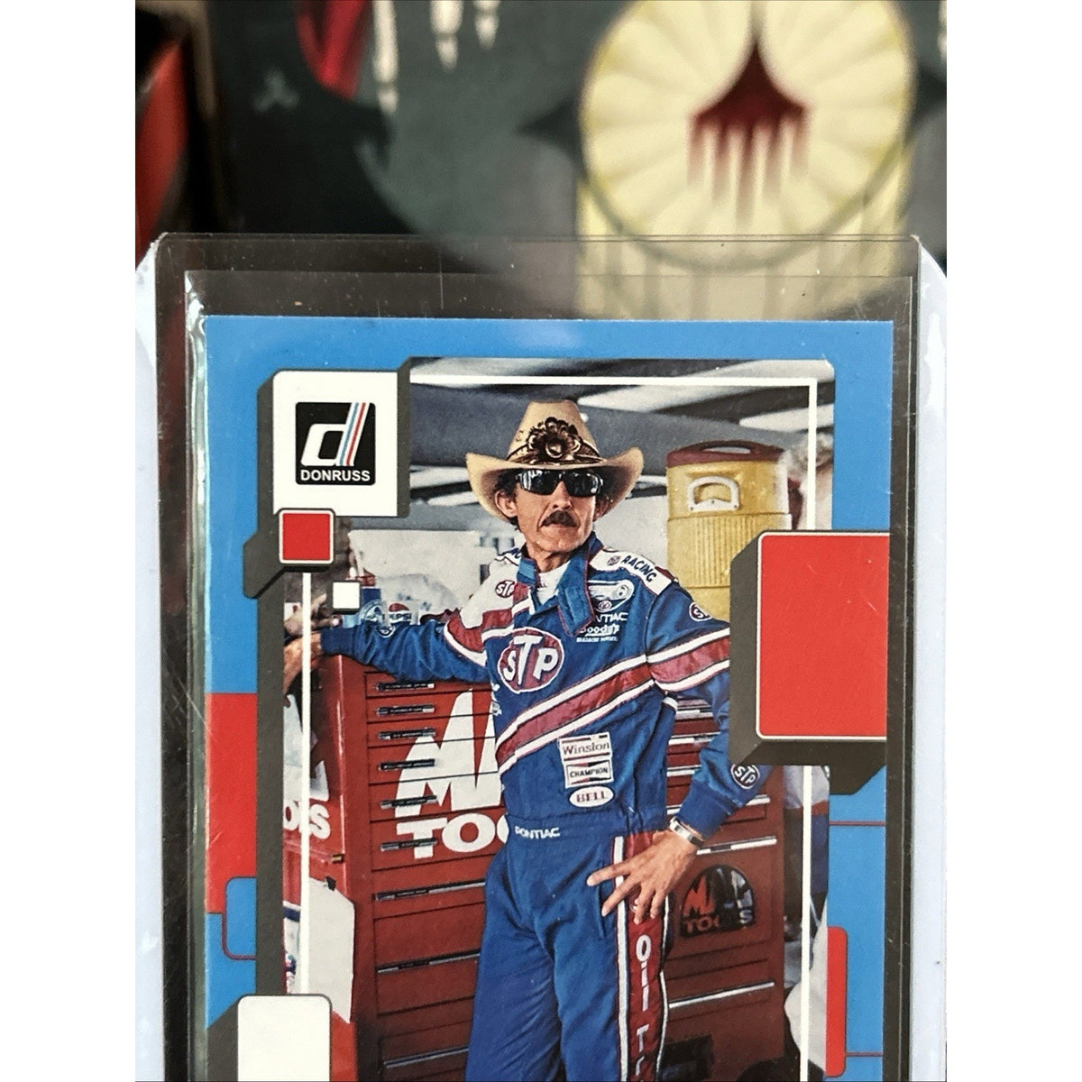 2023 Panini Donruss Racing #74 Richard Petty Blue Parallel / Pack Fresh New