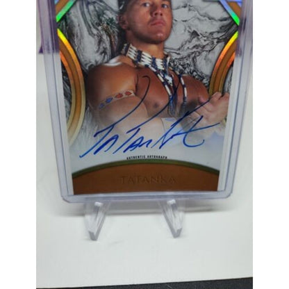2018 Topps WWE Legends Tatanka Auto #40/99 WWE Autograph Hard Signed Tatonka