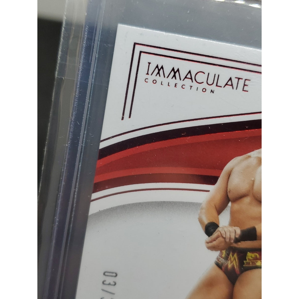 2023 Panini Immaculate Collection WWE The Miz #98 Red Parallel /35