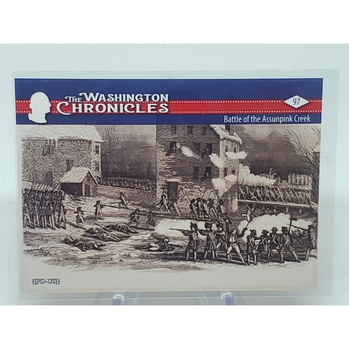 2022 Historic Autographs The Washington Chronicles #97 Battle of Assunpink Creek