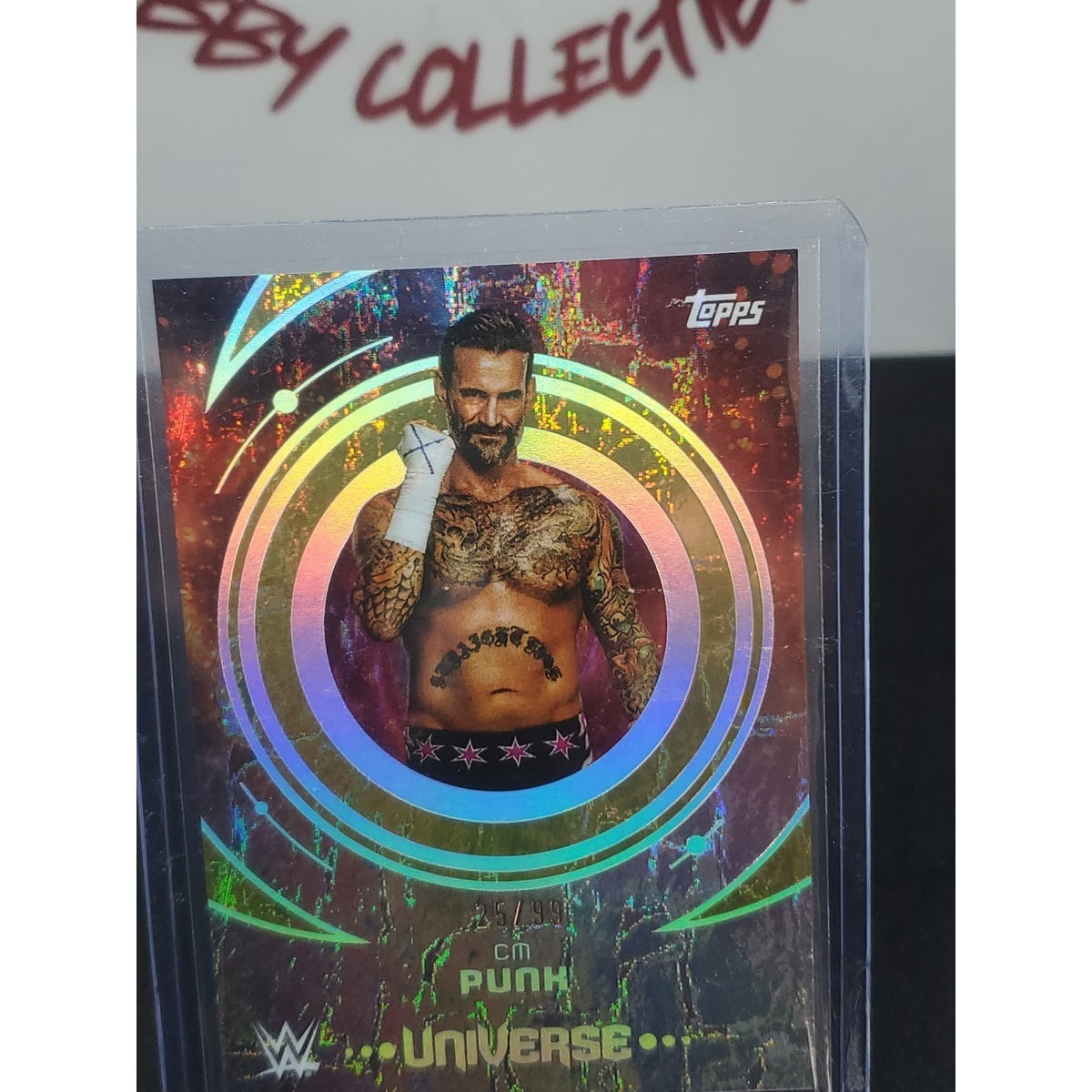 2025 Topps WWE Universe CM PUNK /99 Raw #42