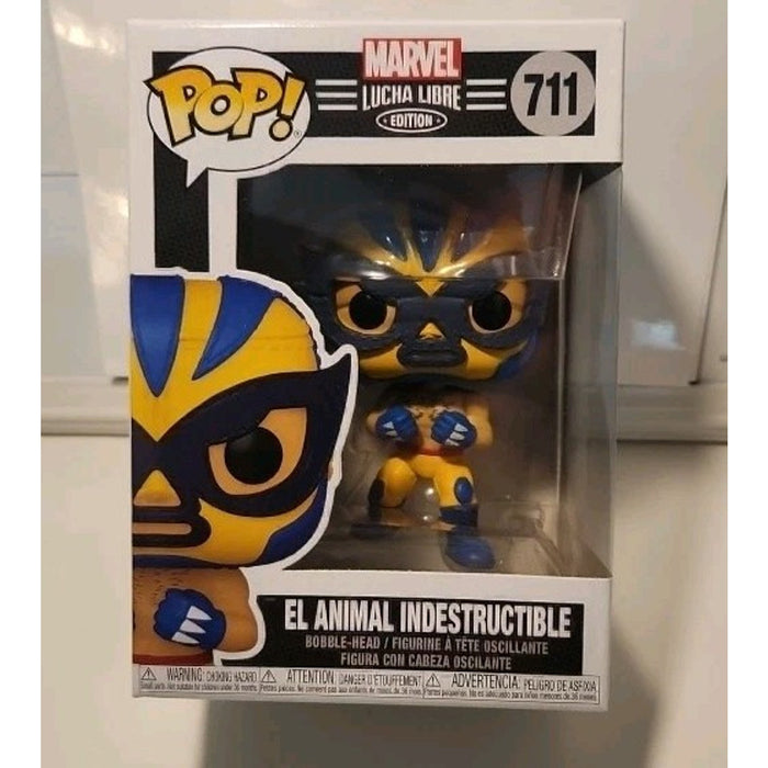 Funko Pop Marvel Lucha Libre Edition #711 El Animal Indestructible bobble-head