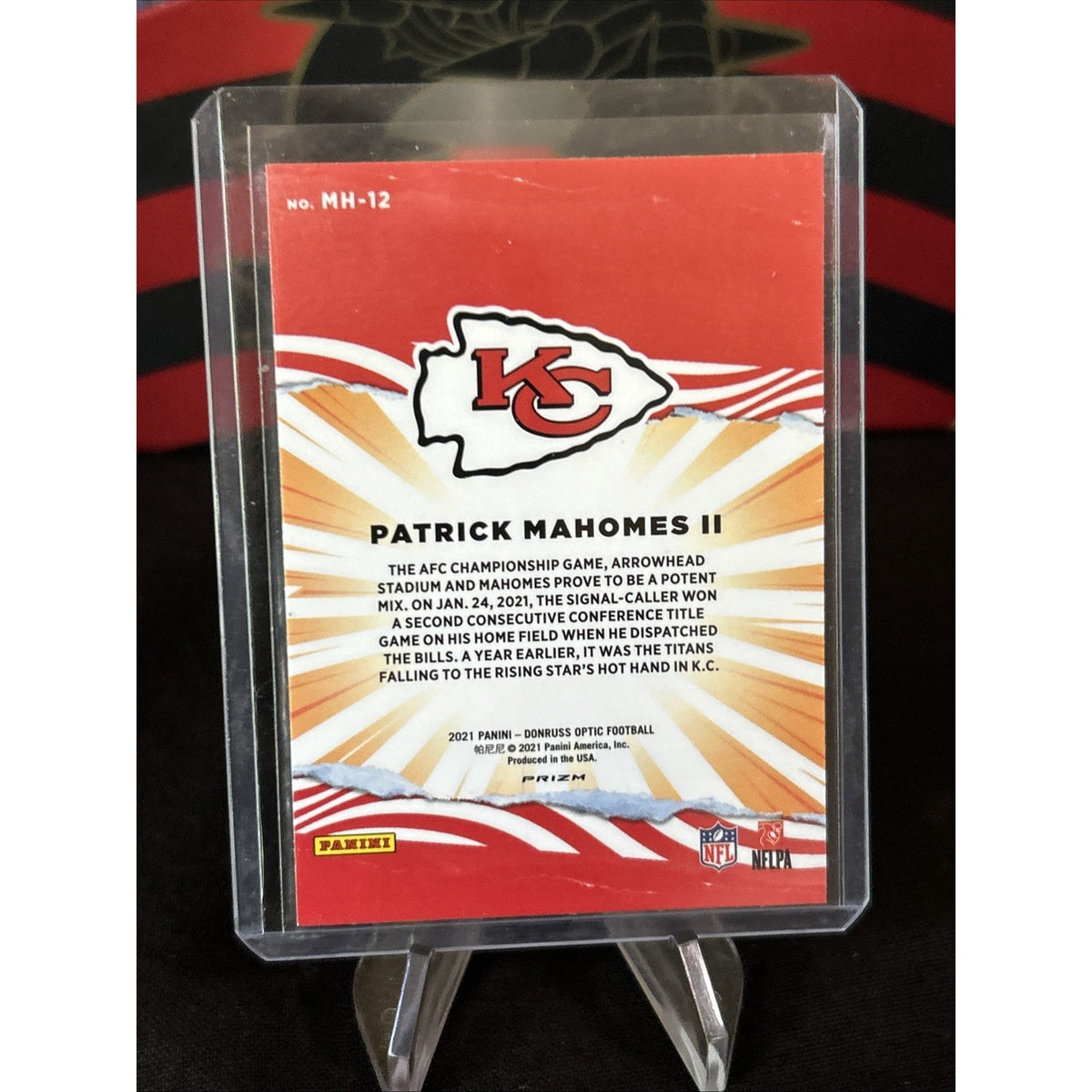 2021 Panini Donruss Optic - My House! #MH-12 Patrick Mahomes / Pack Fresh New