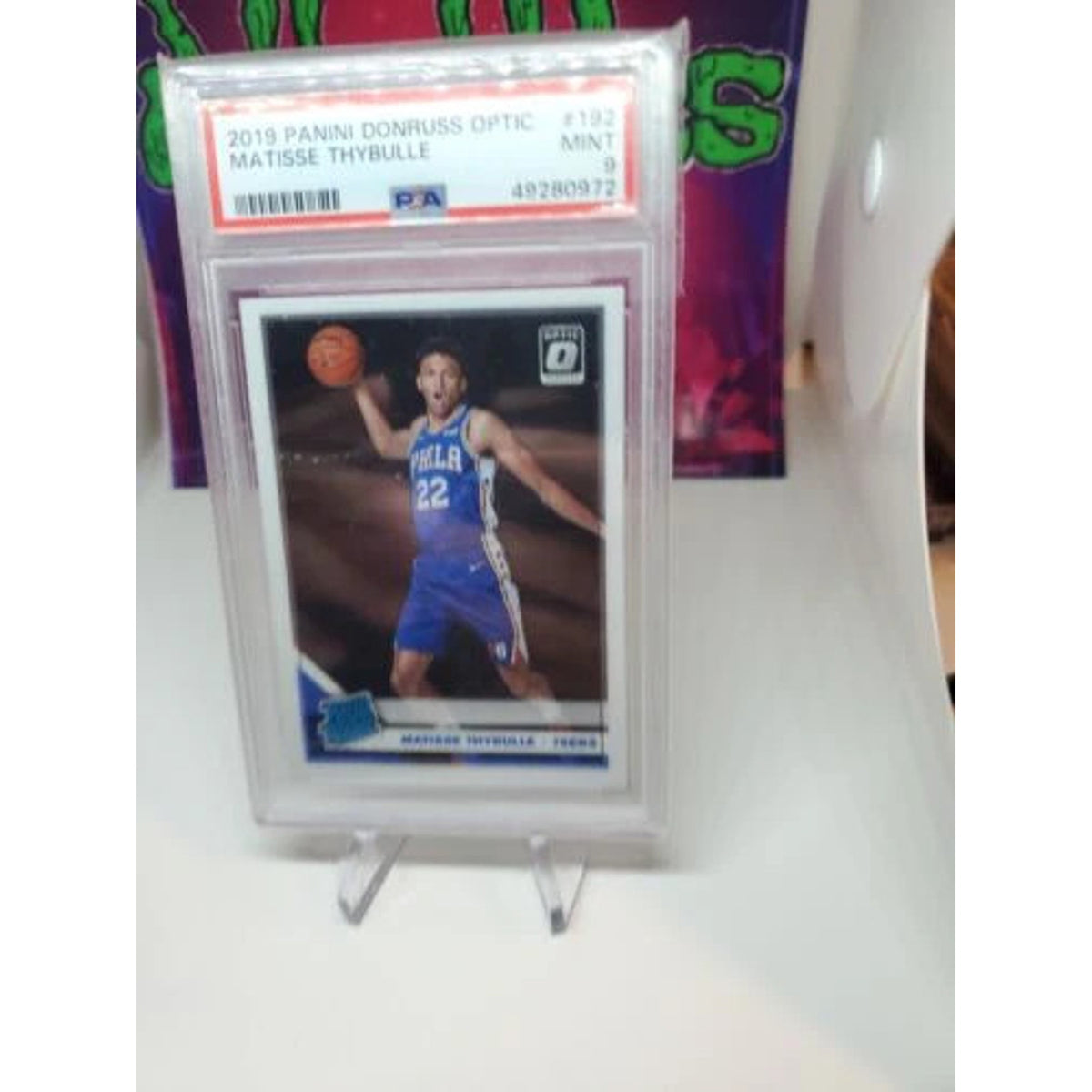 2019 Donruss Optic RC Matisse Thybulle Gem MT 9 PSA 76ers Rated Rookie