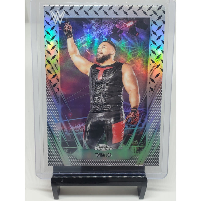 2026 Topps Chrome WWE Diamond-plate Tonga Loa # 16