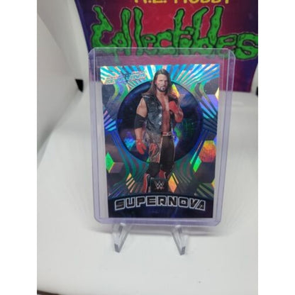 AJ STYLES 2022 PANINI WWE REVOLUTION SUPERNOVA CUBIC #'d /49 Debut Edition