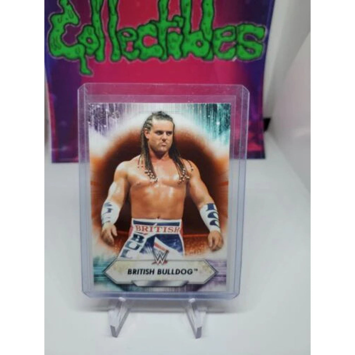 2021 WWE TOPPS #193 british bulldog light Orange parallel #/50