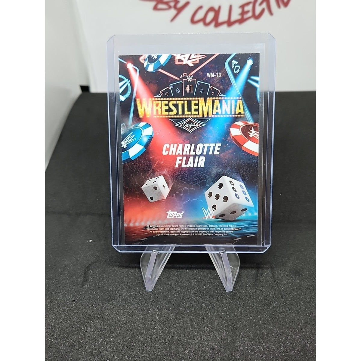 2025 Topps Wrestlemania World Exclusive Event Charlotte Flair Base #wm-13