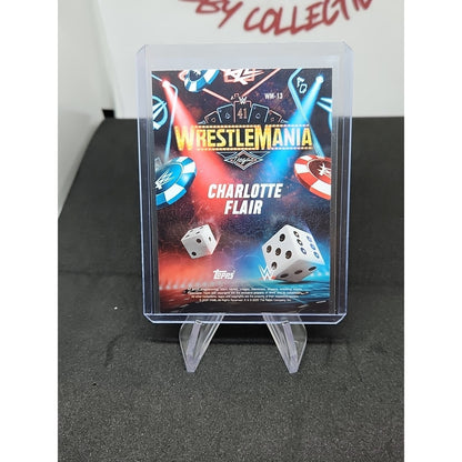 2025 Topps Wrestlemania World Exclusive Event Charlotte Flair Base #wm-13