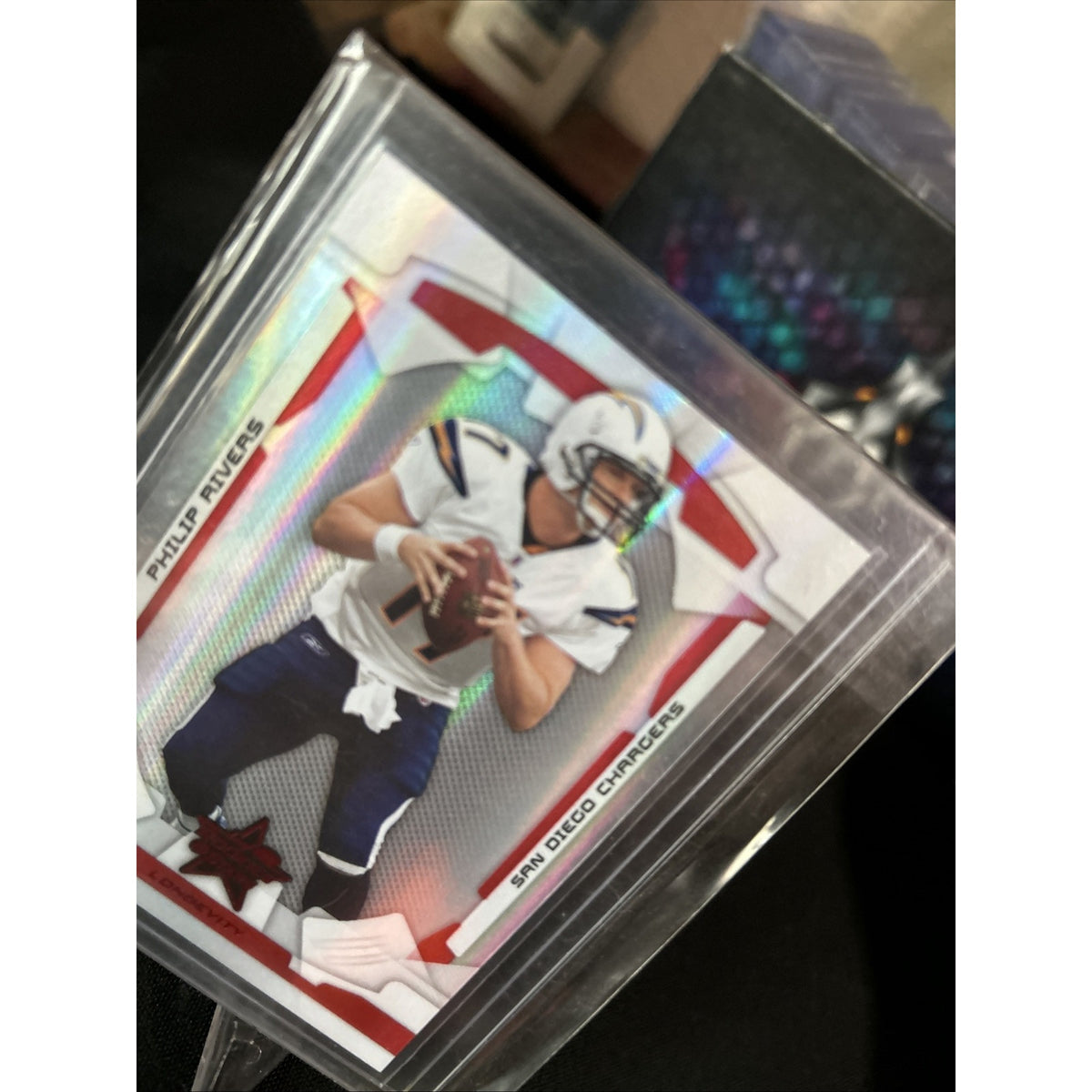 2008 Leaf Rookies & Stars Philip Rivers #78 San Diego Chargers #/249 SP Foil