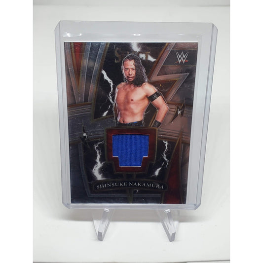Shinsuke Nakamura Sparks Relic Patch Memorabilia 2022 Panini Select WWE SP-SKN
