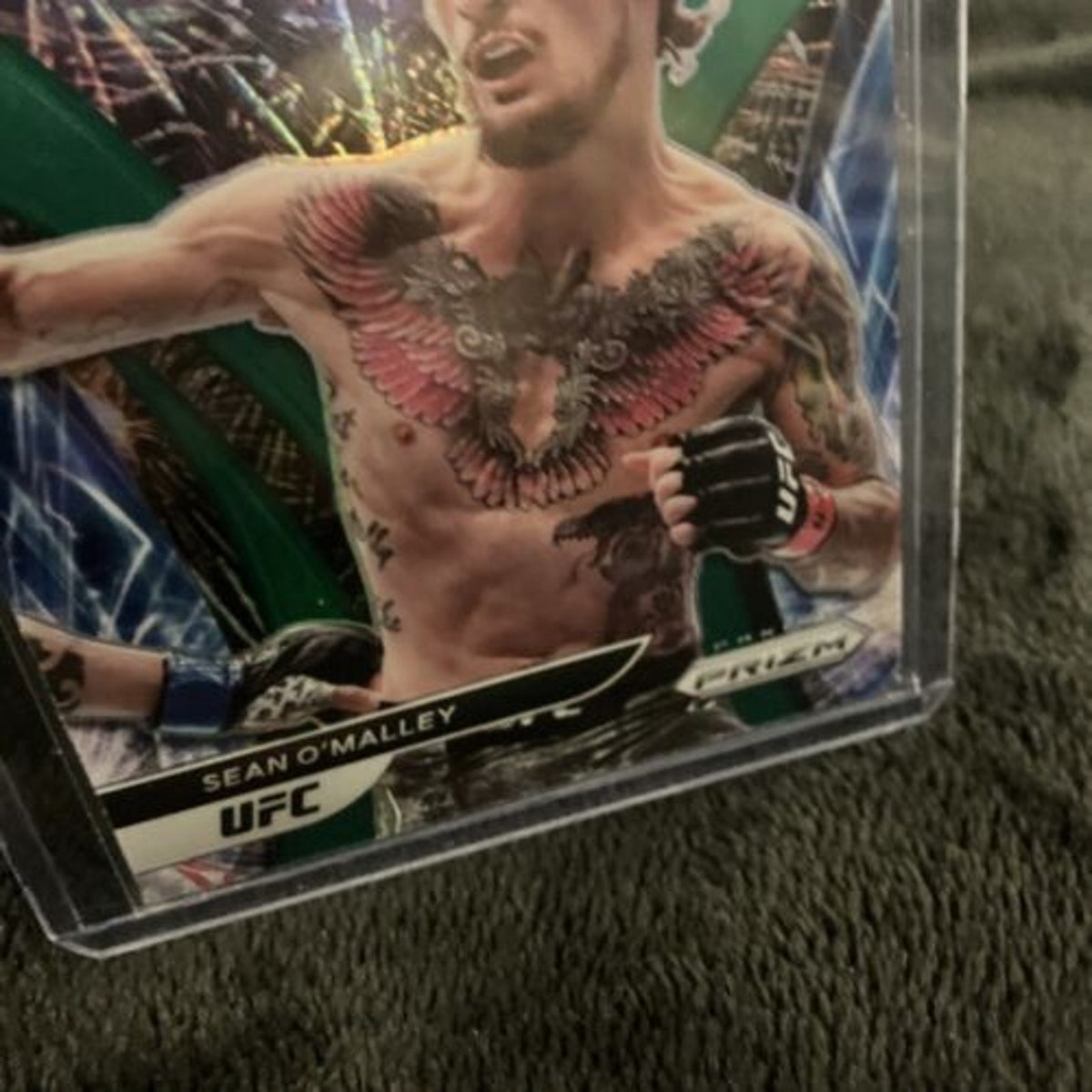 Fireworks SP Pack Fresh New Mint 2022 Panini Prizm UFC Sean O' Malley Green