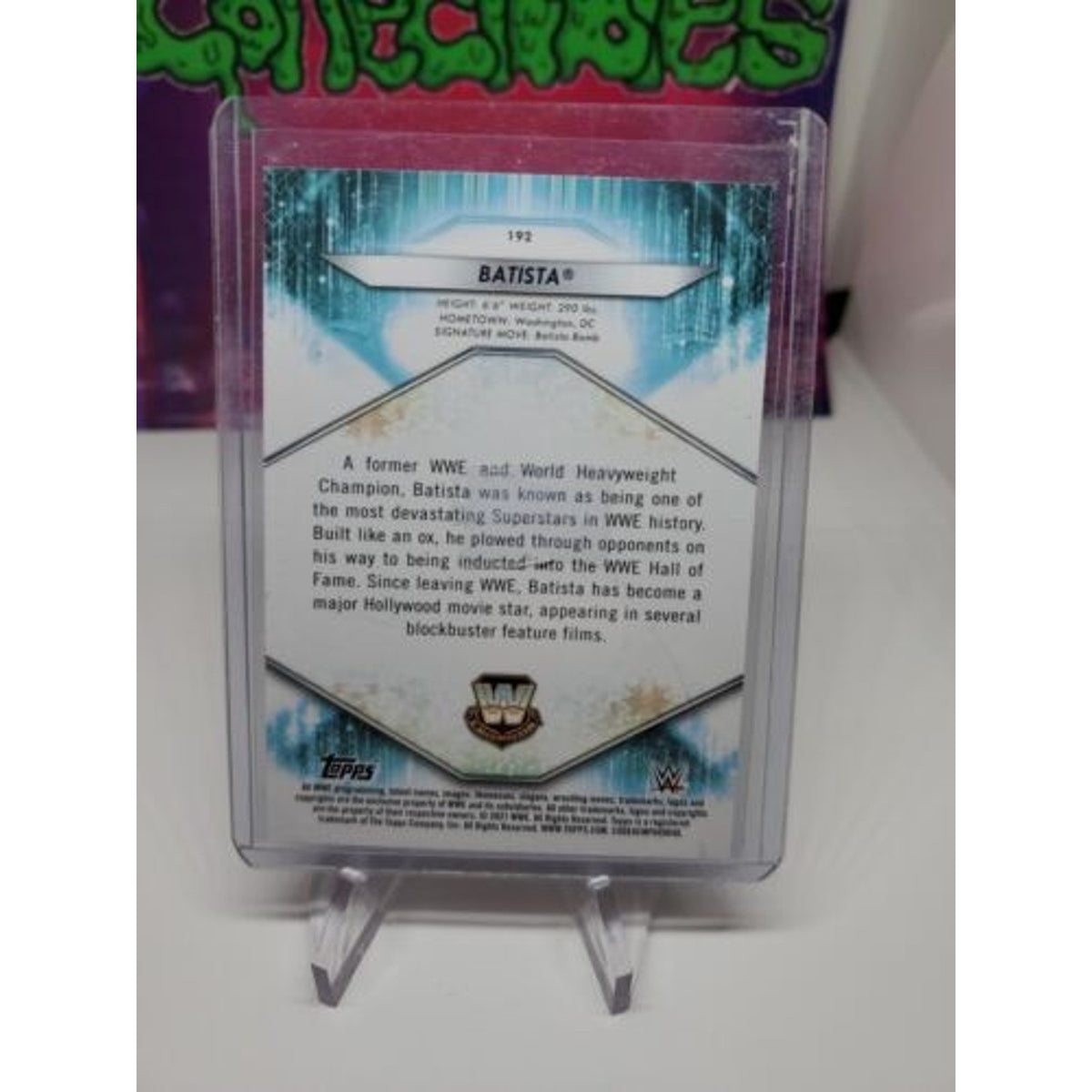 Topps WWE 2021 Batista Parallel #/299 Near Mint!