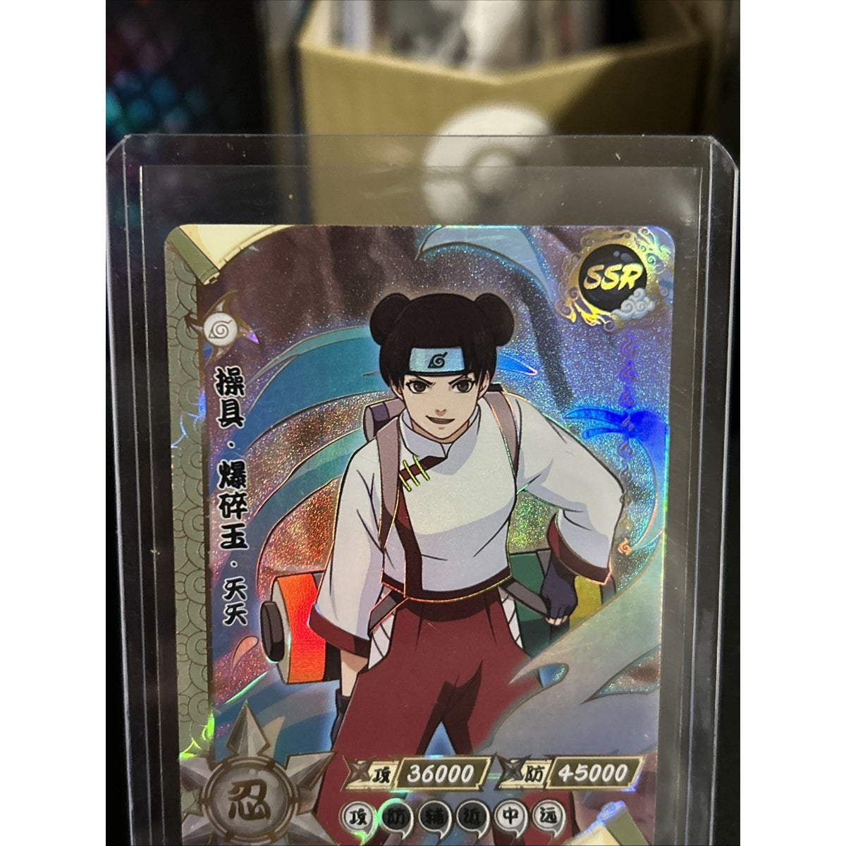 Naruto Kayou Chinese Card - Tenten - NR-SSR-075 - FOIL SSR / Pack Fresh New