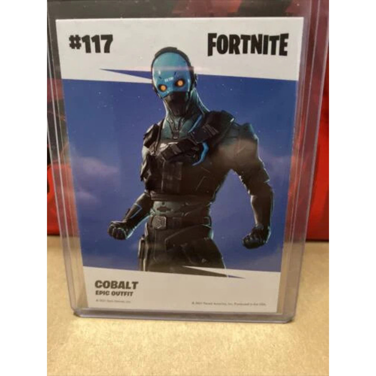 2022 Panini Fortnite Series 3 Epic Outfit Cobalt #117 Cracked Ice Pack Fresh New