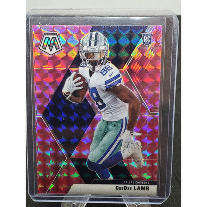 2020 Panini Mosaic - Rookies CeeDee Lamb #207 Camo Pink Mosaic Prizm (RC)