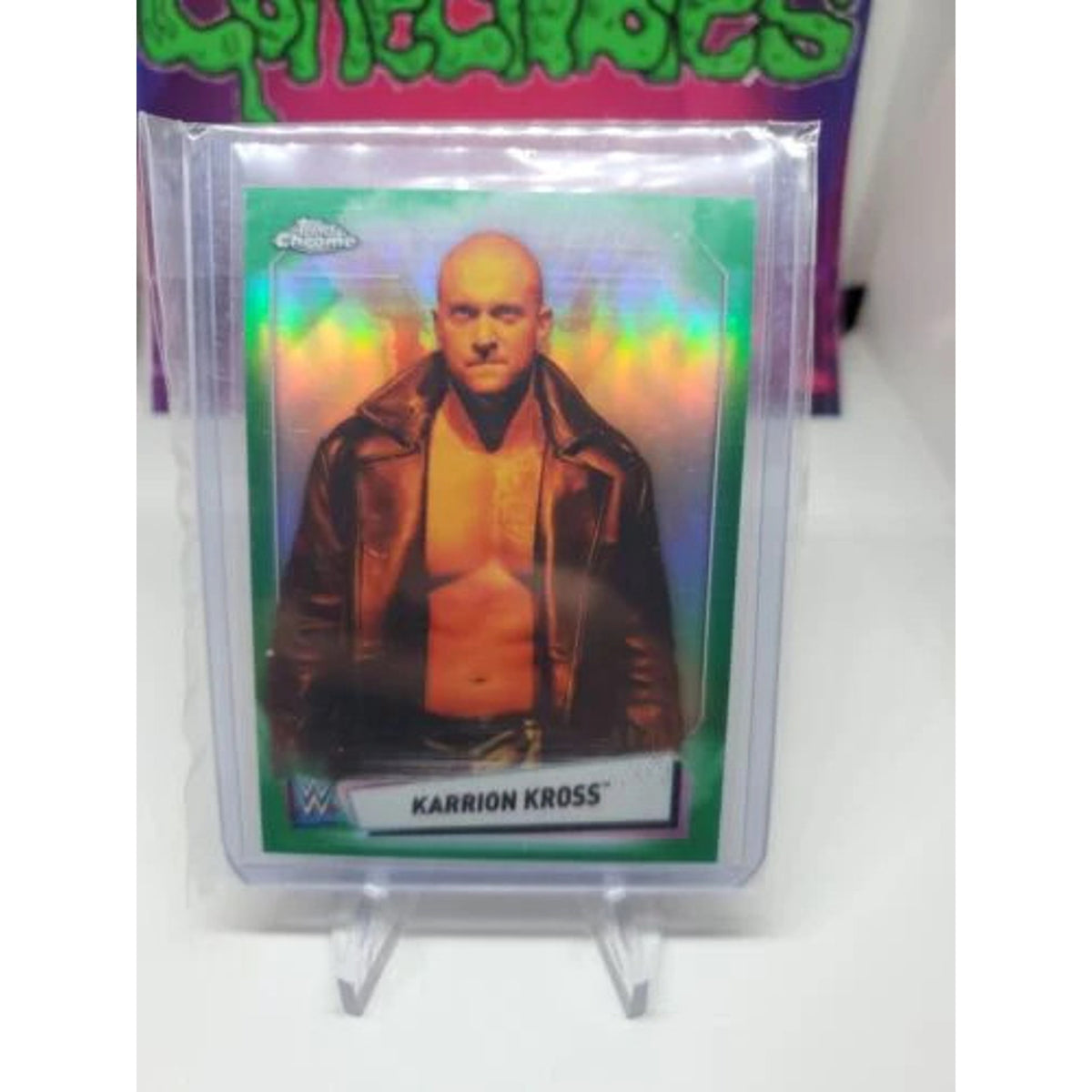 Karrion Kross 2021 Topps Chrome WWE SP Aqua Refractor Parallel #d /150 NXT Card