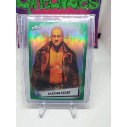 Karrion Kross 2021 Topps Chrome WWE SP Aqua Refractor Parallel #d /150 NXT Card