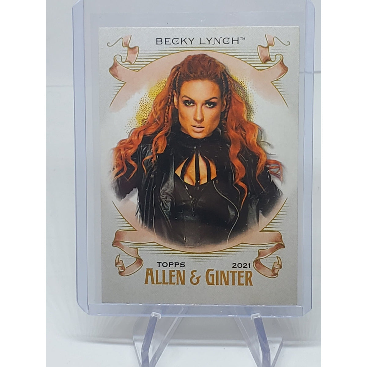 2021 Topps Heritage WWE Allen and Ginter #AG5 Becky Lynch