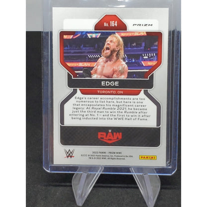2022 Panini Prizm WWE Red White & Blue Prizm Edge #164