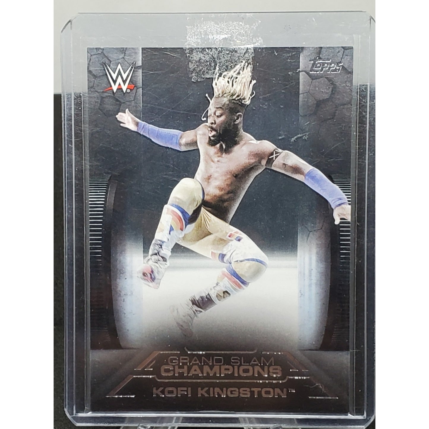 Kofi Kingston 2021 Topps WWE Undisputed Black # /5 GS-8