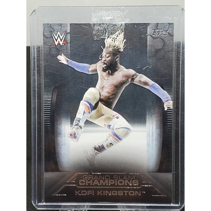 Kofi Kingston 2021 Topps WWE Undisputed Black # /5 GS-8