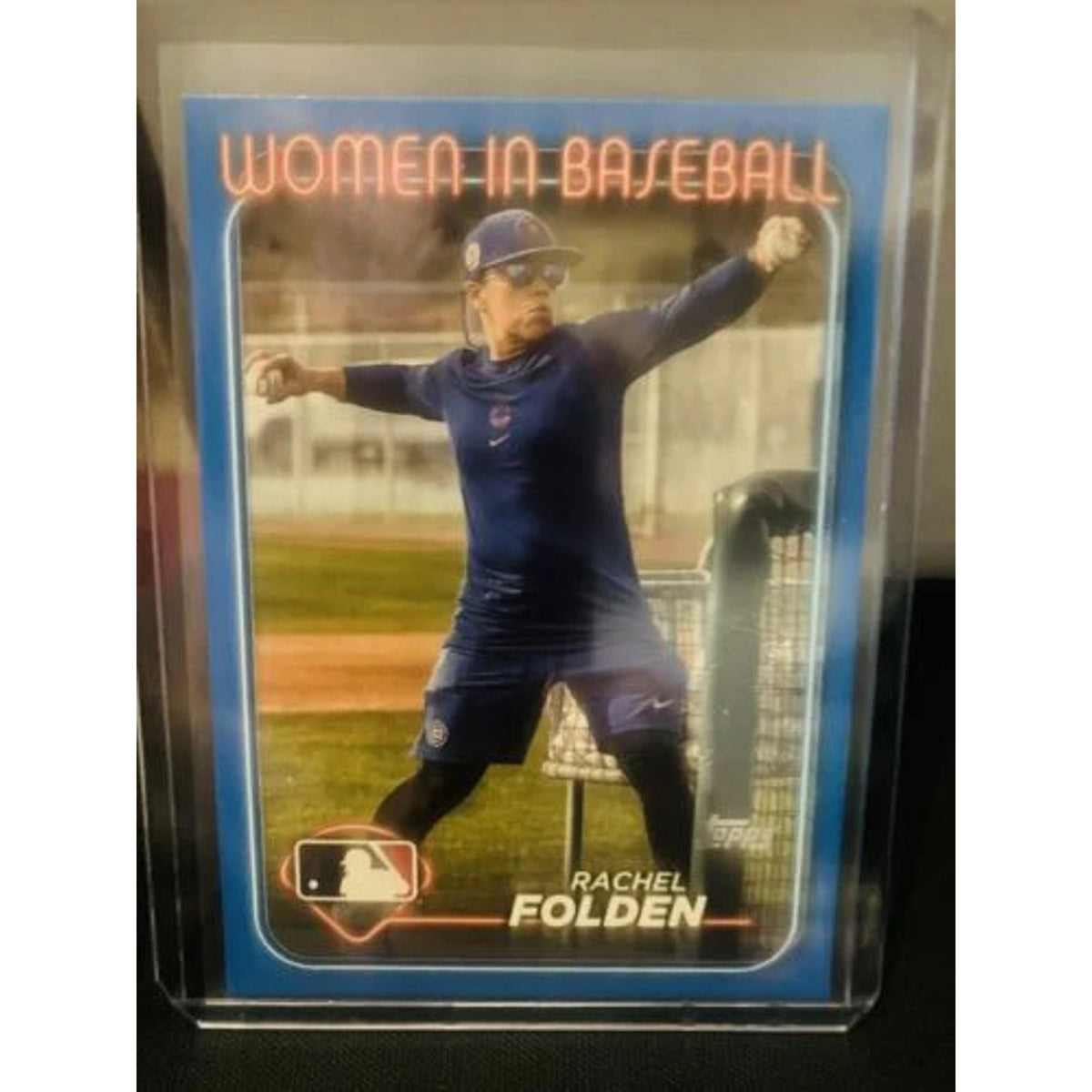 RACHEL FOLDEN #WIB-5 2024 TOPPS SERIES 2 WOMEN IN BASEBALL BLUE PARALLEL INSERT