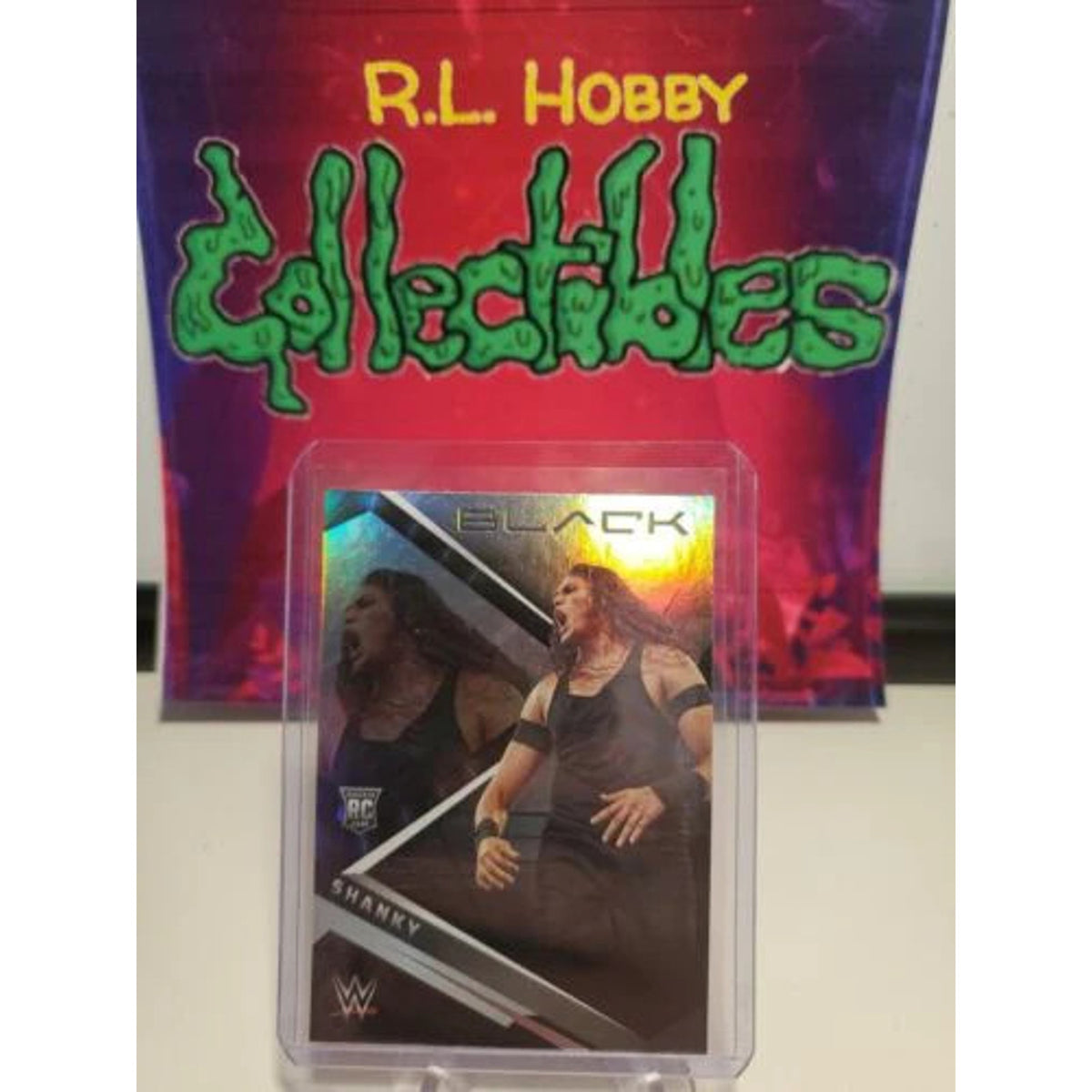 Shanky 2022 Panini Chronicles WWE Black Rookie RC #219