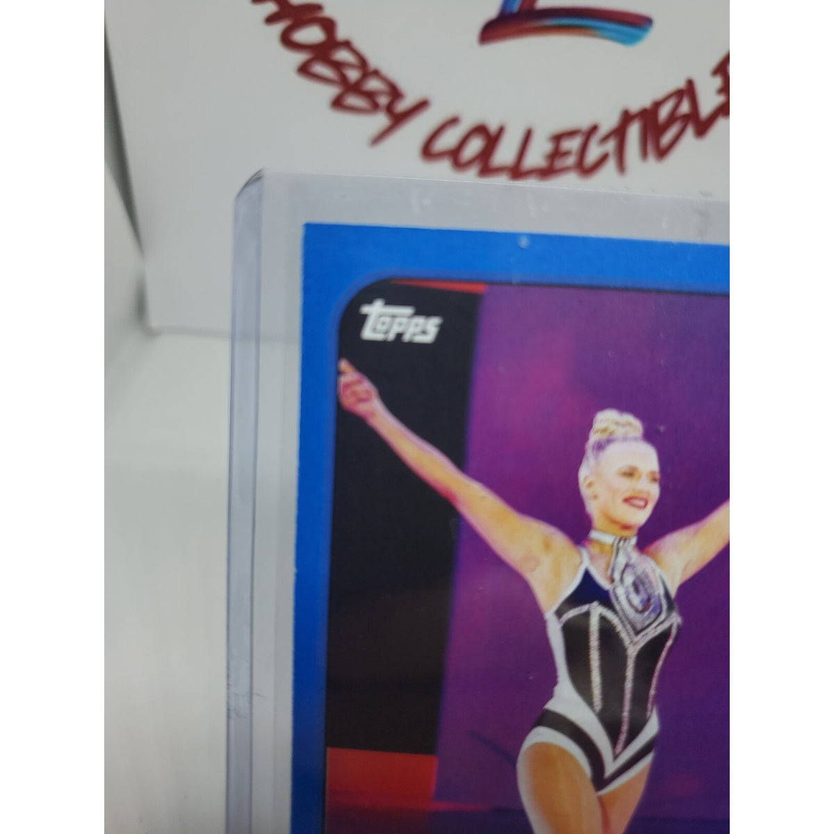 2018 Topps WWE Heritage BLUE Lana CJ Perry AEW WWE Smack Down Live #10 /99