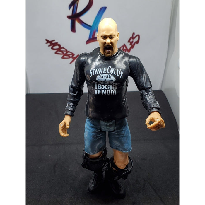 WWE WWF STONE COLD STEVE AUSTIN JAKKS R3 TECH SERIES WRESTLING ACTION FIGURE