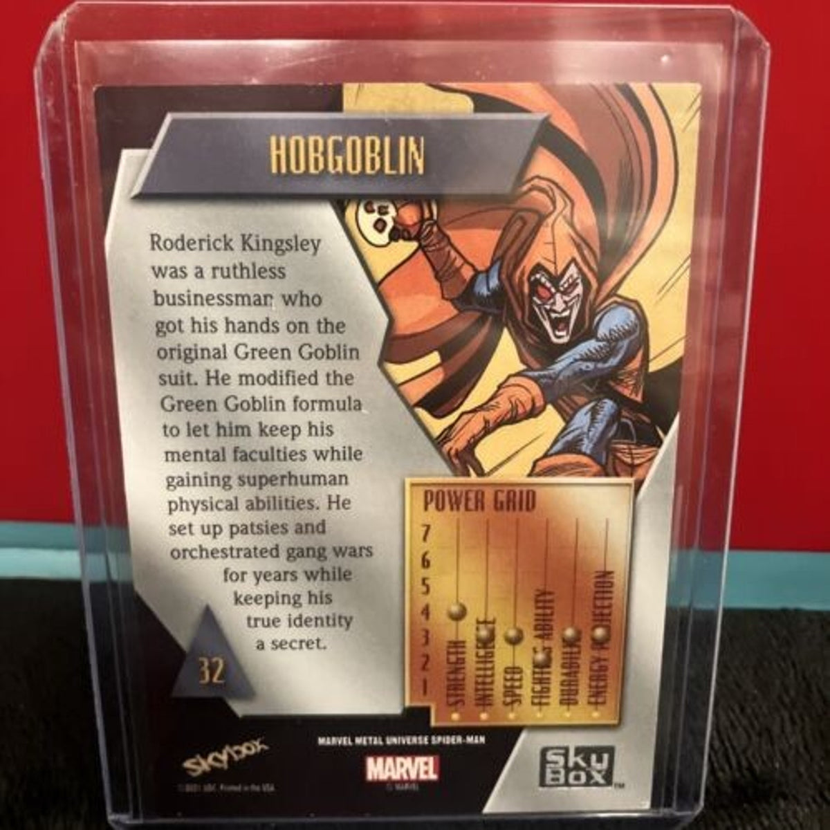 Skybox Metal Hobgoblin 2021 Marvel 32 Pack Fresh New Straight To Top Loader