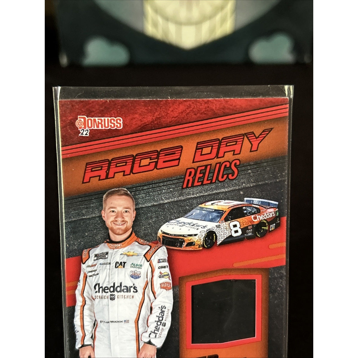 2022 Panini Donruss NASCAR Race Day Relics Tyler Reddick #RDR-TR Red Foil /250