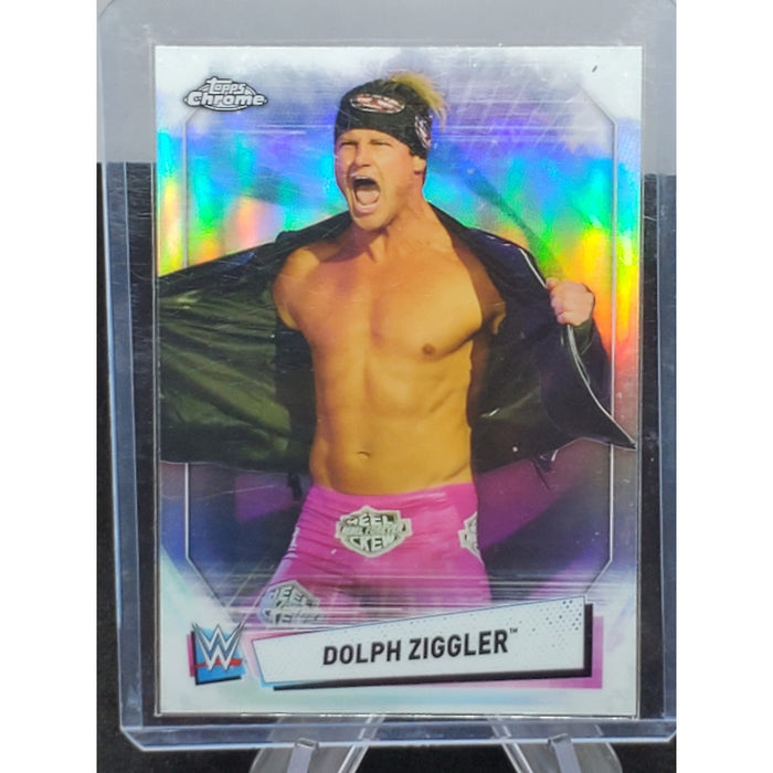 2021 Topps Chrome WWE #55 Dolph Ziggler Refractors