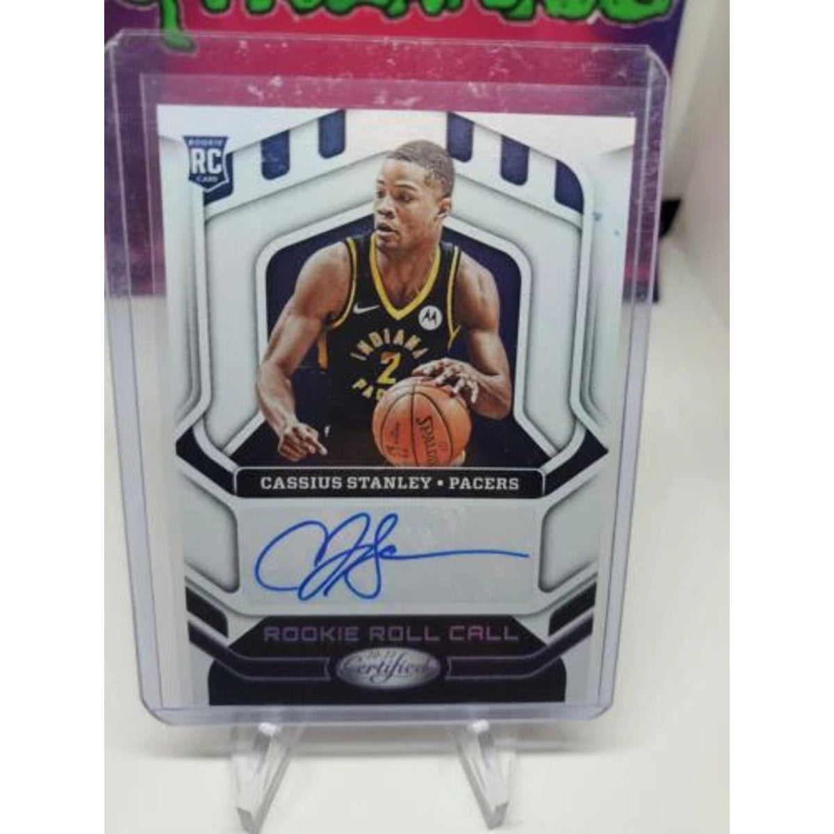 2020-21 Certified CASSIUS STANLEY Rookie Roll Call Auto - PACERS #RR-CST