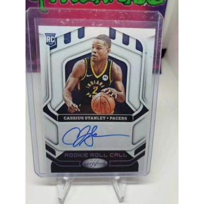 2020-21 Certified CASSIUS STANLEY Rookie Roll Call Auto - PACERS #RR-CST