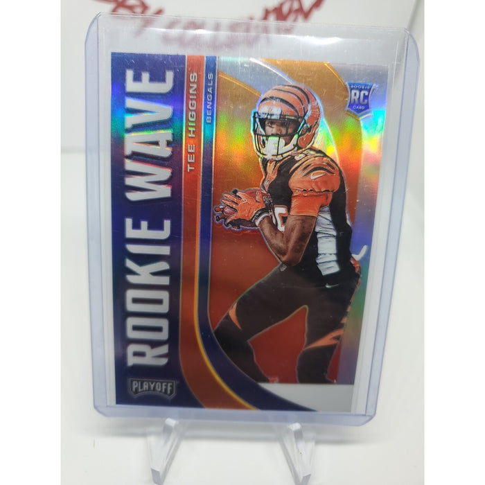 2020 Panini Playoff Tee Higgins Rookie Wave Cincinnati Bengals
