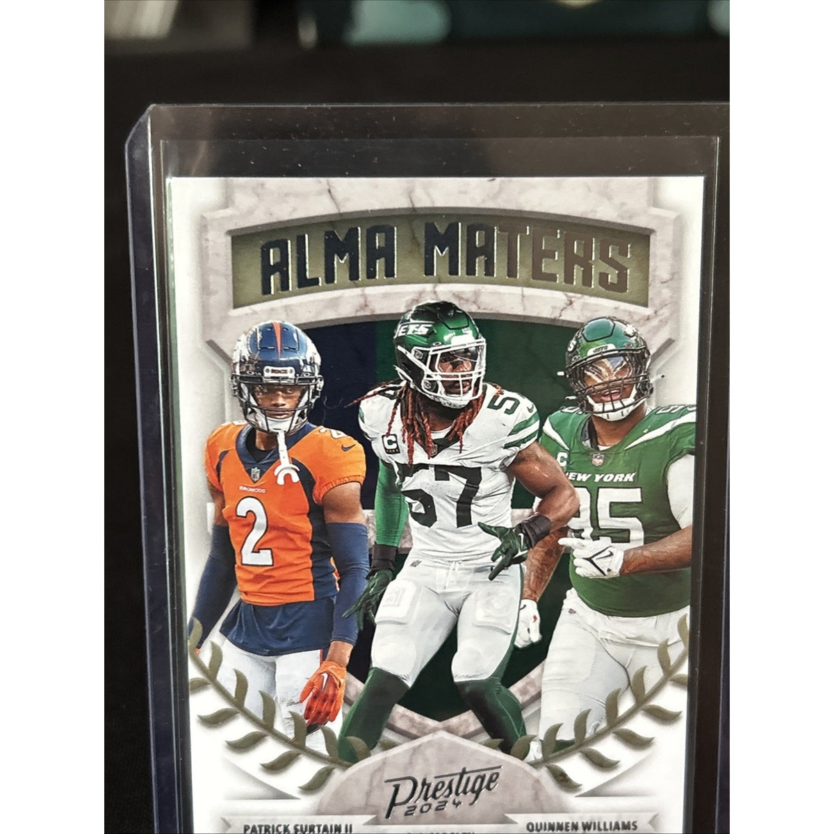 2024 Panini Prestige Alma Maters 19 Patrick Surtain, C.J. Mosley, Quinnen. NEW