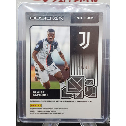 2020-21 Panini Obsidian Blaise Matuidi 12/40 Eruption Jersey Patch Juventus