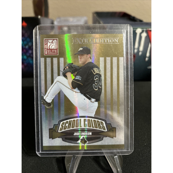 2008 Donruss Elite Extra Edition School Colors /1500 Josh Lindblom #SC-30