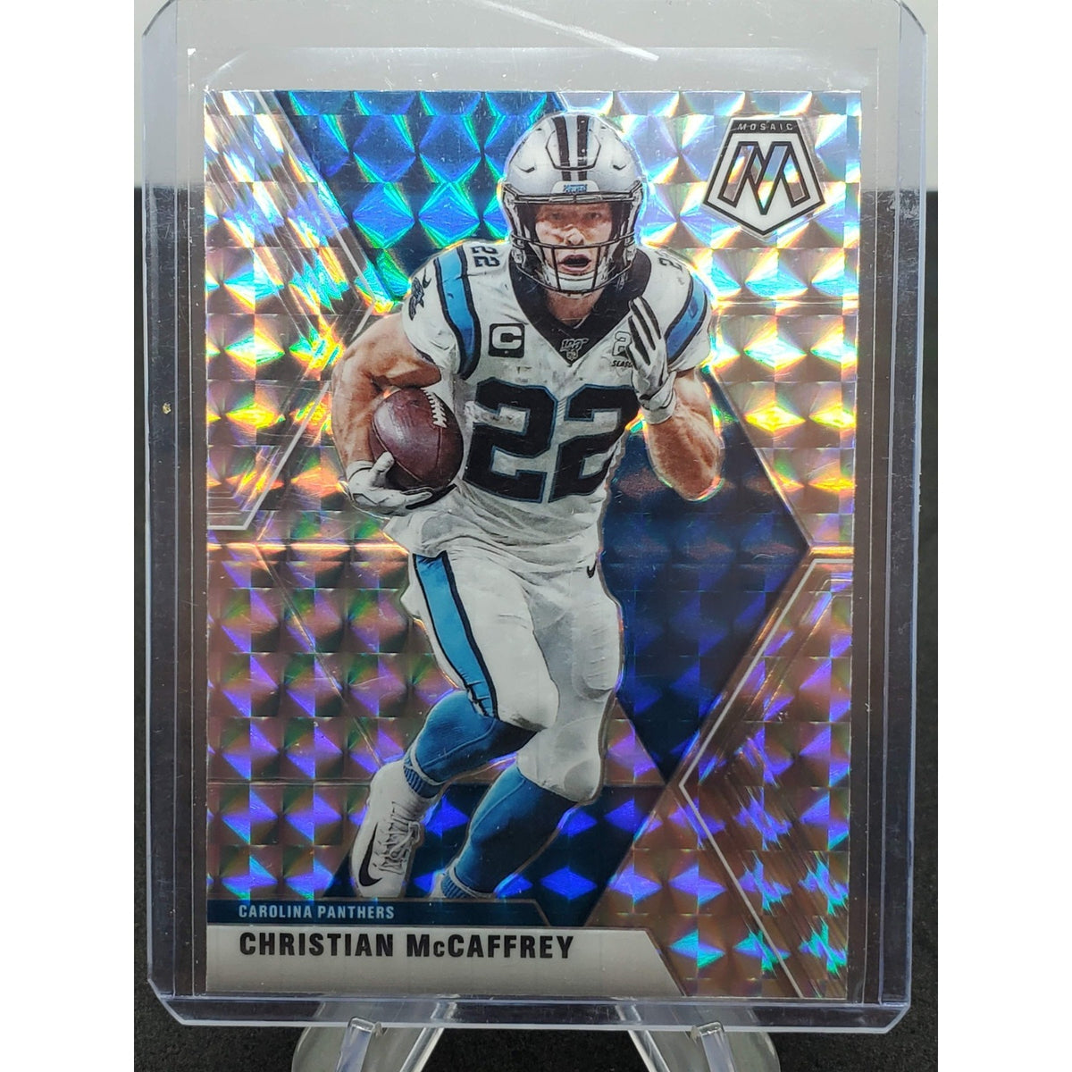 2020 Panini Mosaic - Christian McCaffrey #36 Mosaic Prizm