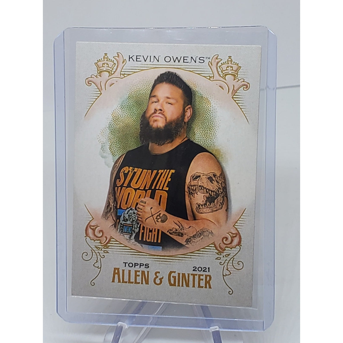 2021 Topps Heritage WWE #AG-12 Allen & Ginter Kevin Owens