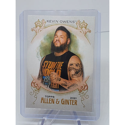 2021 Topps Heritage WWE #AG-12 Allen & Ginter Kevin Owens