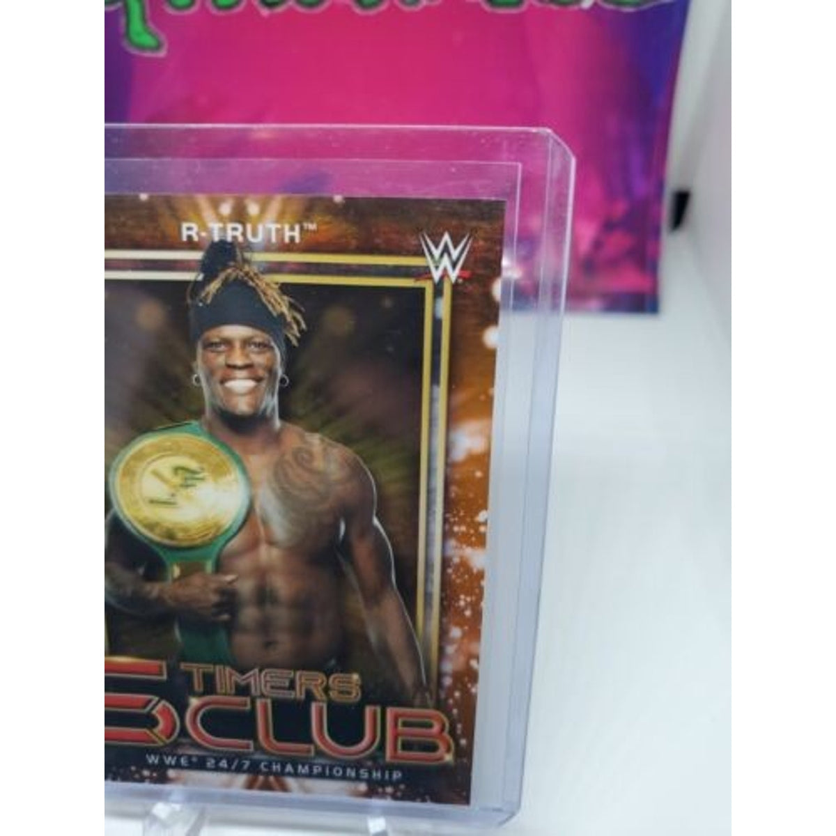 2021 Topps Chrome WWE 5 Timers Club Orange Refractor /25 R-Truth #5T-13