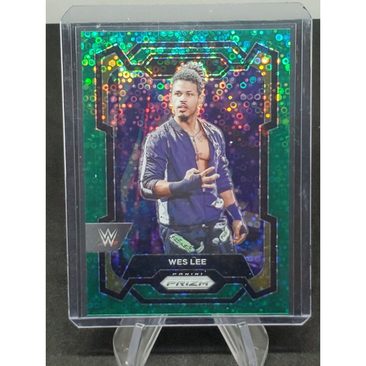 Wes Lee 2024 Panini Prizm #165 Green Disco Prizm 13/49