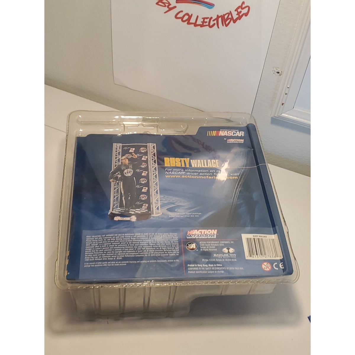 McFarlane NASCAR 1 RUSTY WALLACE #2 Series 1 RUSTY NASCAR UNIFORM 2003
