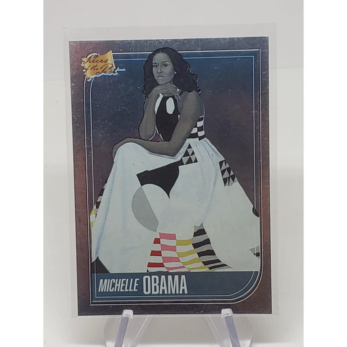 MICHELLE OBAMA 2021 PIECES OF THE PAST BLUE FOIL PARALLEL