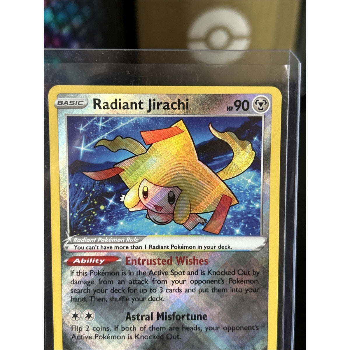 RADIANT JIRACHI 120/195 SILVER TEMPEST POKEMON (HOLO) / Pack Fresh New