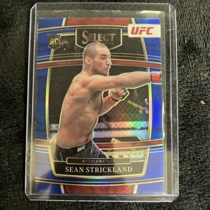 2022 Panini Select UFC Sean Strickland Concourse Level Blue Rookie Prizm #11 New