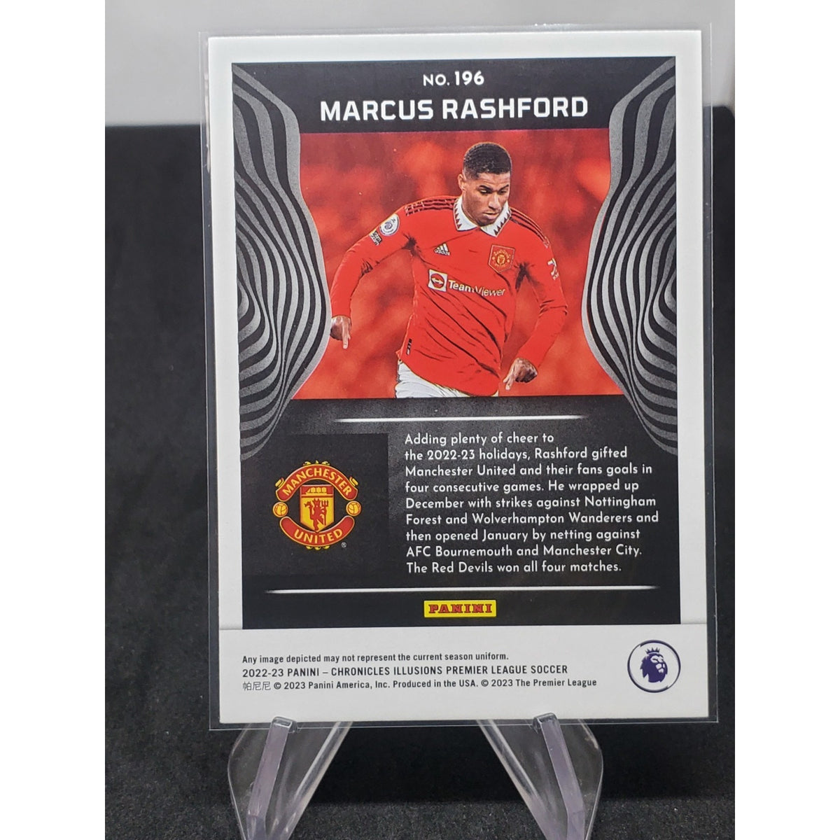 2022-23 Panini Chronicles - Base Premier League Illusions Marcus Rashford #196